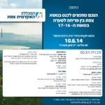 הזמנה כנס צפת בין פריחה לסערה